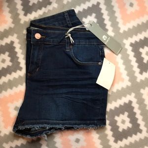 Tractr Indigo Jean Shorts 16 Juniors